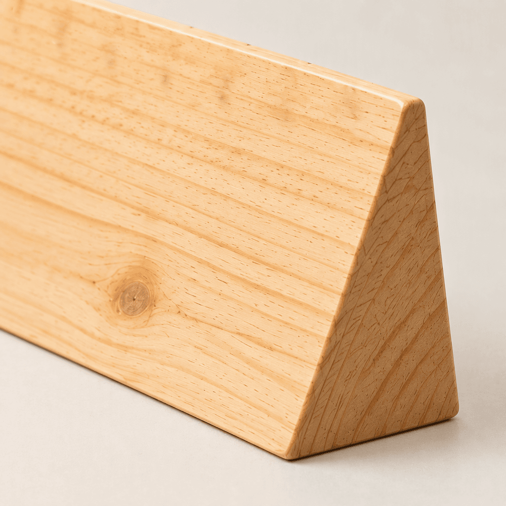 Pine Wood Angled Jewellery Display Stand for Earrings| Tabletop Jewelry Holder & Organizer| Earrings Stand-natural - Woodwolf Image 4