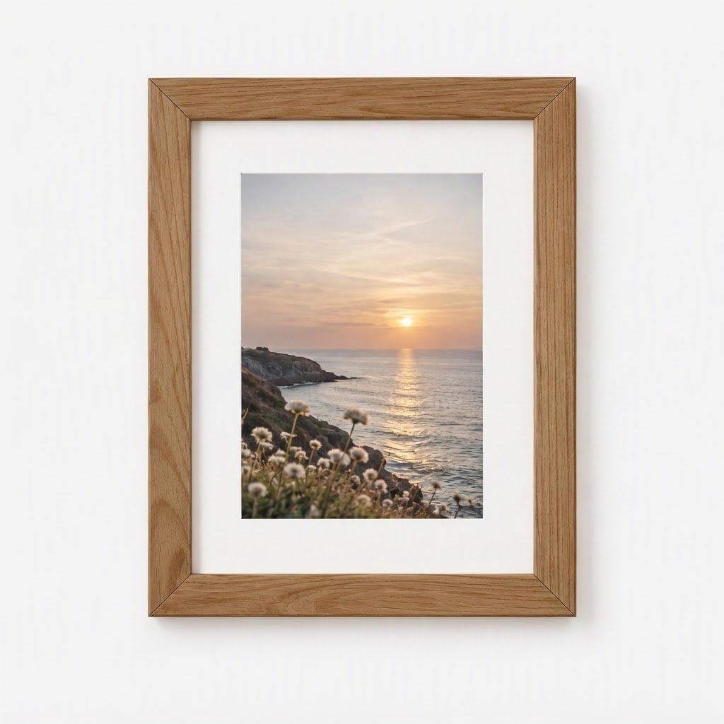 Woodwolf® Pine Wood Photo Frame | Wooden Picture Frame for Home, Office & Wall Decor in walnut Finish
