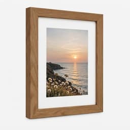 Woodwolf® Pine Wood Photo Frame | Wooden Picture Frame for Home, Office & Wall Decor (walnut) - Thumbnail 3