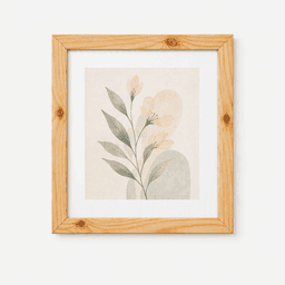 Woodwolf® Pine Wood Photo Frame | Wooden Picture Frame for Wall Display (natural) - Thumbnail 1
