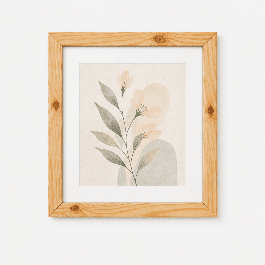  Pine Wood Photo Frame | Wooden Picture Frame for Wall Display-natural