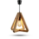 Woodwolf® Wooden Pendant Hanging Light with Bulb Holder (Bulb not Included)