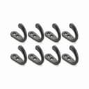 Matte Black Wall Hook Heavy Duty Coat Hook with Black Screws – Modern Robe Hook for Bathroom, Entryway, Bedroom & Closet-08